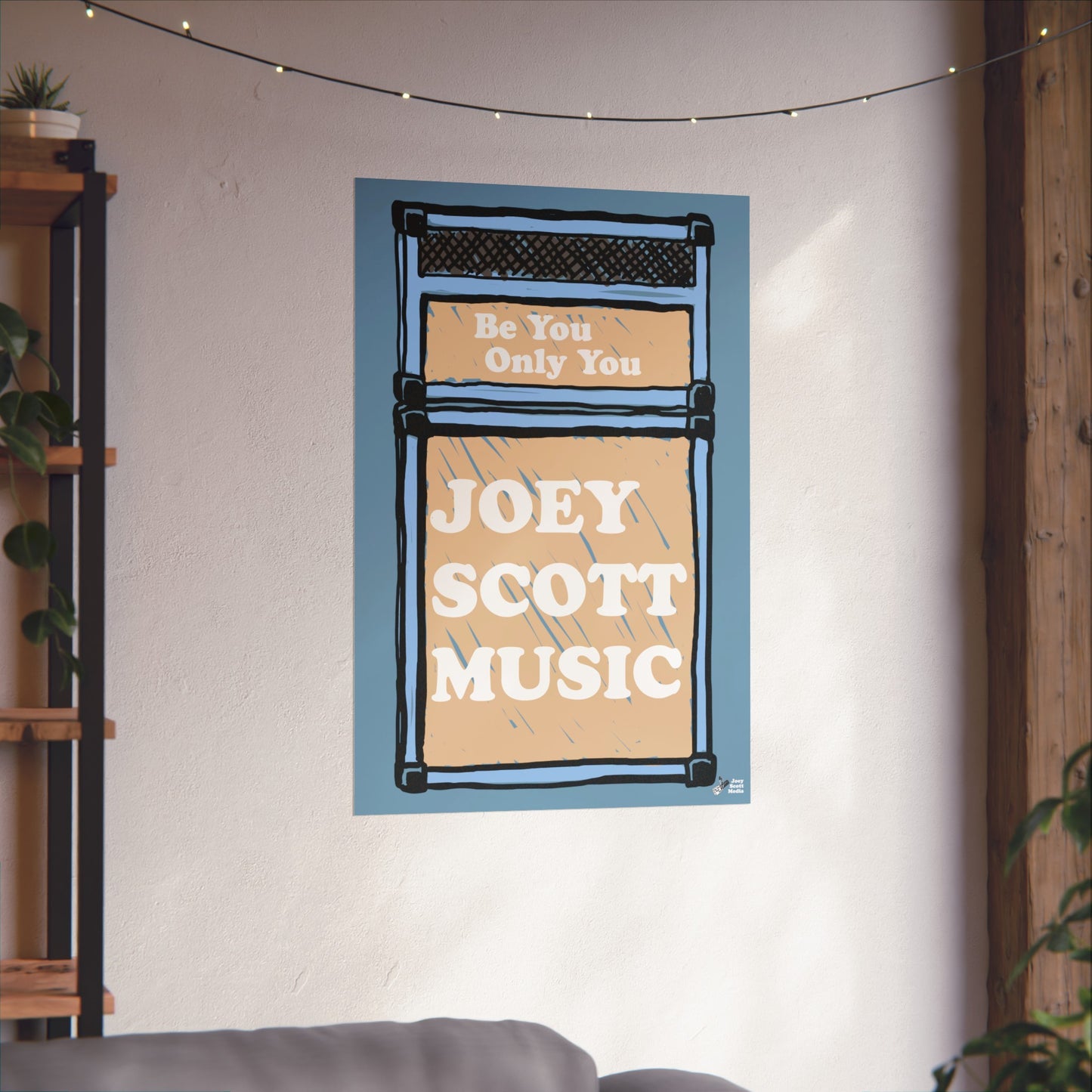 Poster - Joey Scott Music Amp Logo