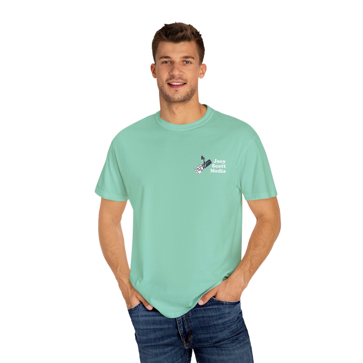 - Joey Scott Media Front and Amp Back (Comfort Colors Shirt)