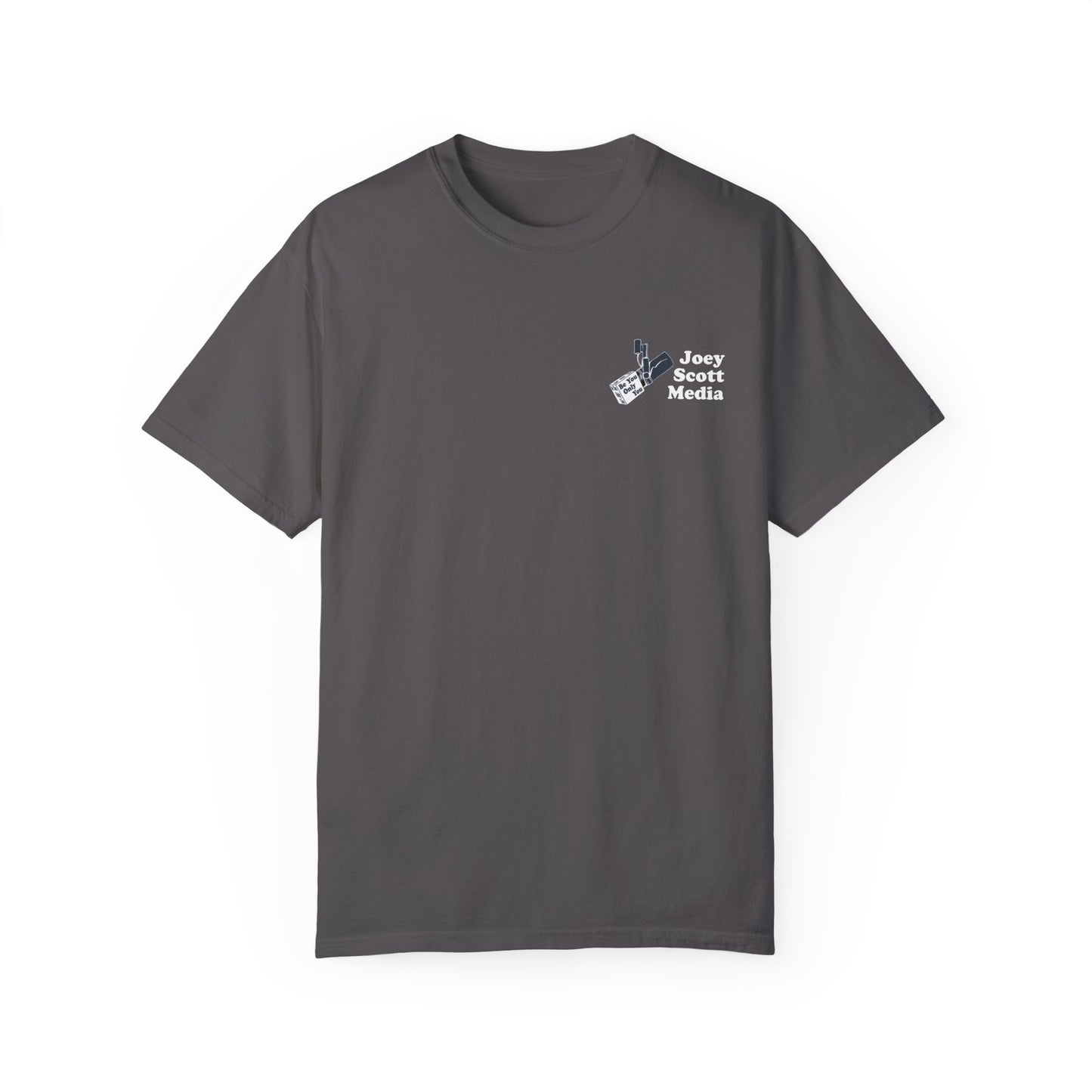 - Joey Scott Media Front and Amp Back (Comfort Colors Shirt)