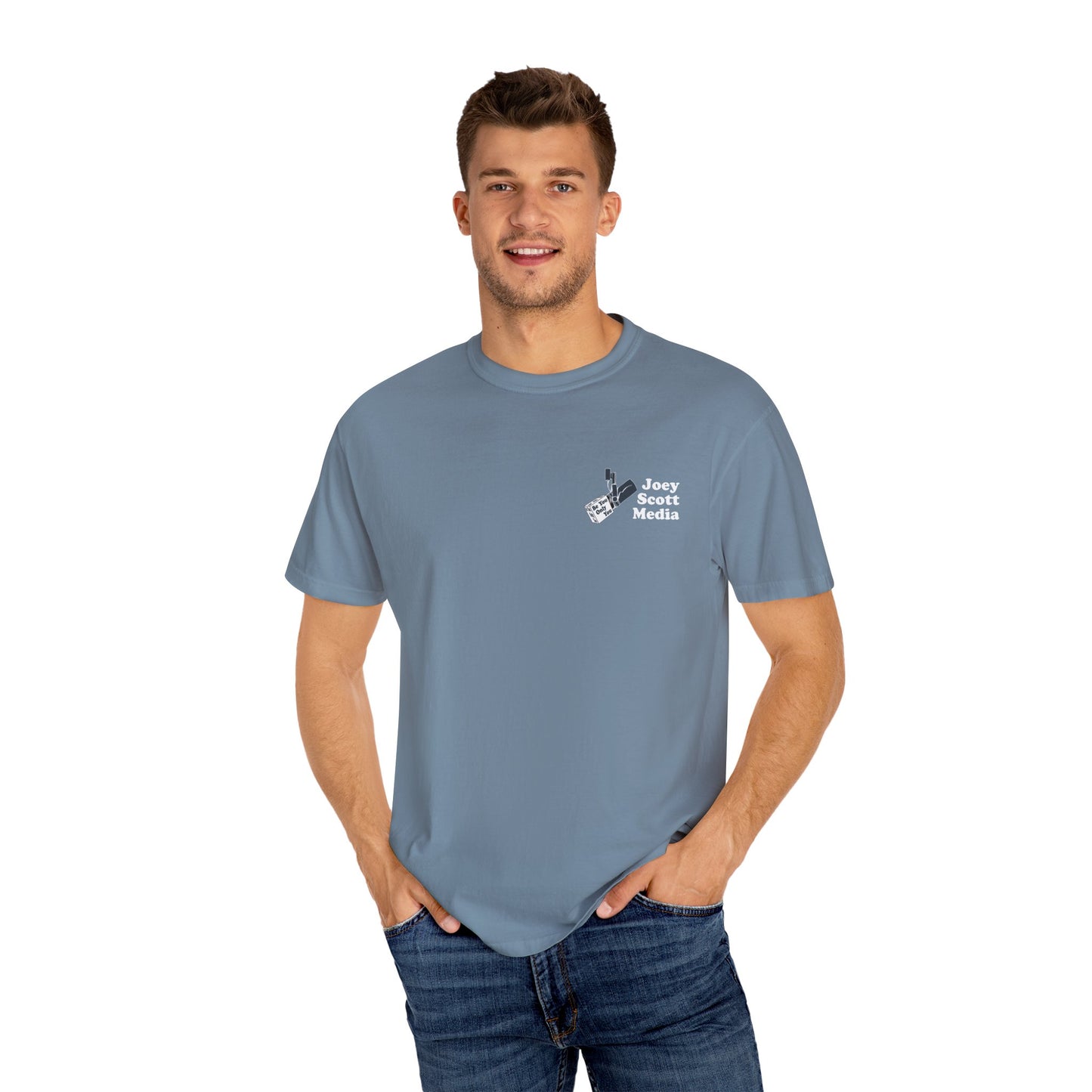 - Joey Scott Media Front and Amp Back (Comfort Colors Shirt)