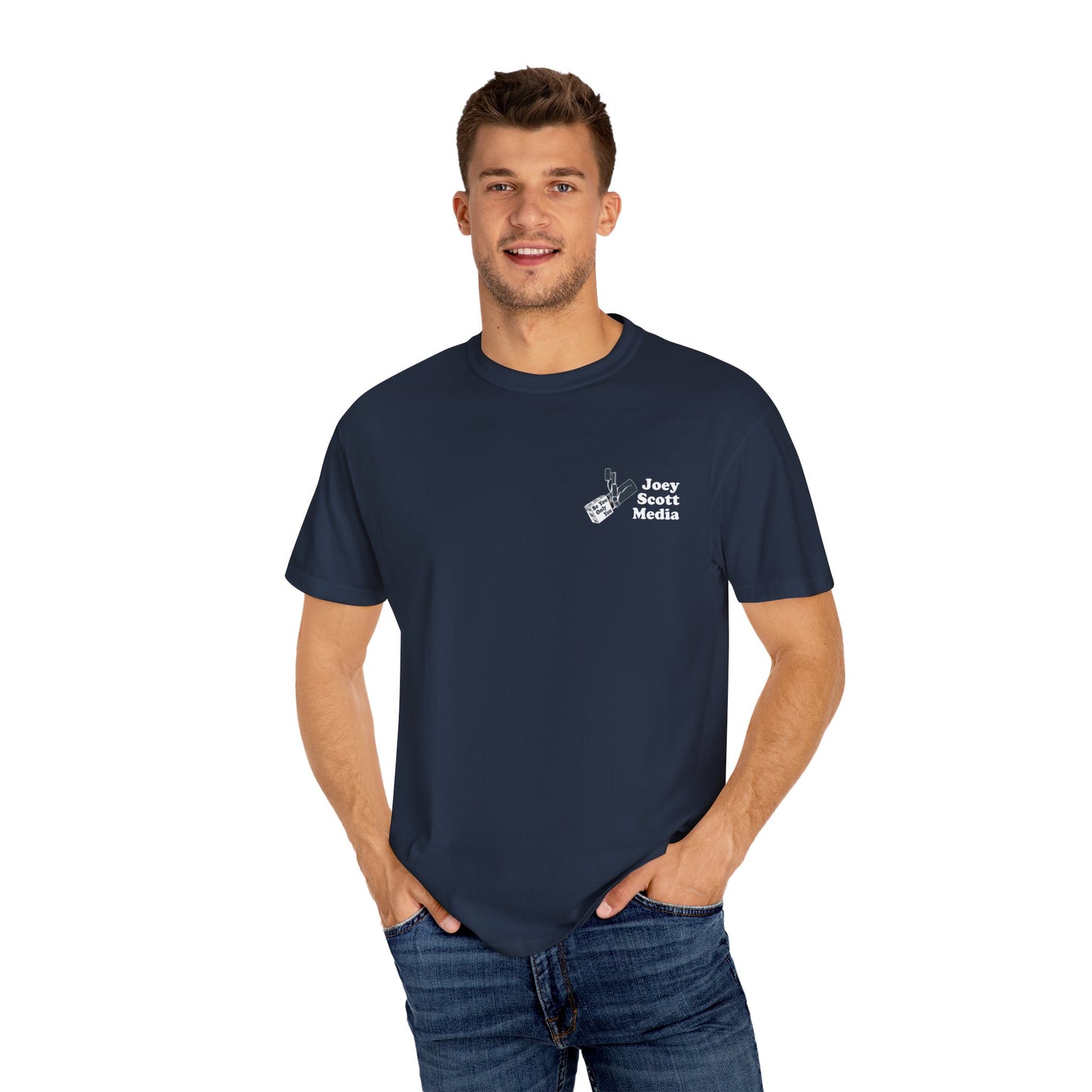 - Joey Scott Media Front and Amp Back (Comfort Colors Shirt)