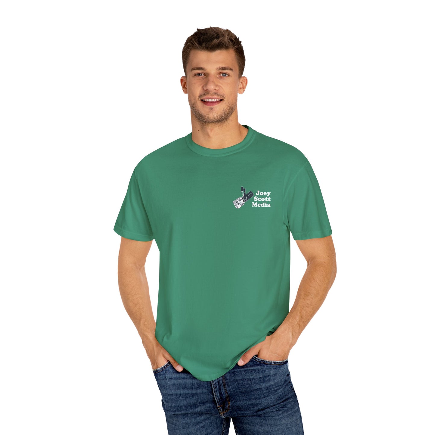 - Joey Scott Media Front and Amp Back (Comfort Colors Shirt)