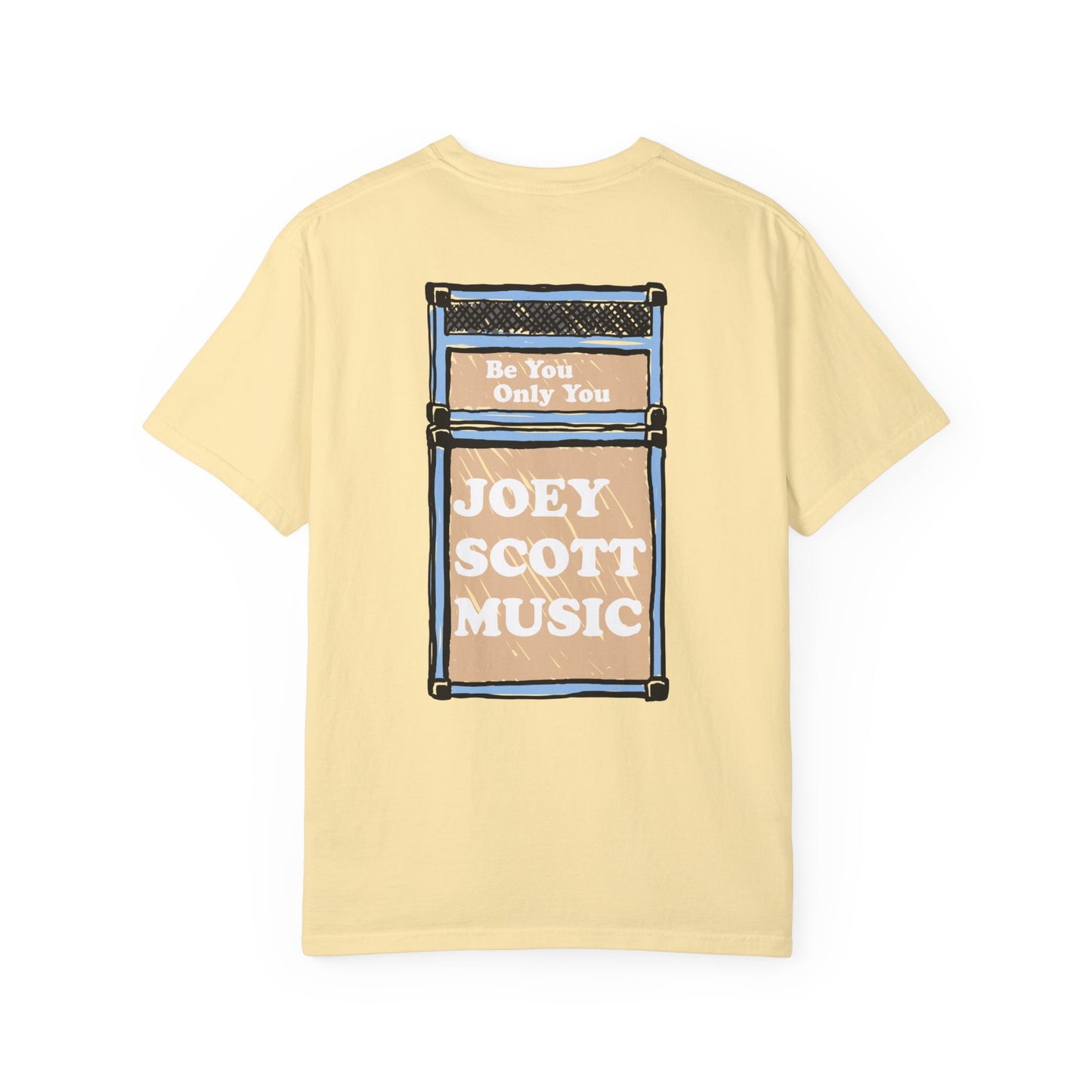 - Joey Scott Media Front and Amp Back (Comfort Colors Shirt)