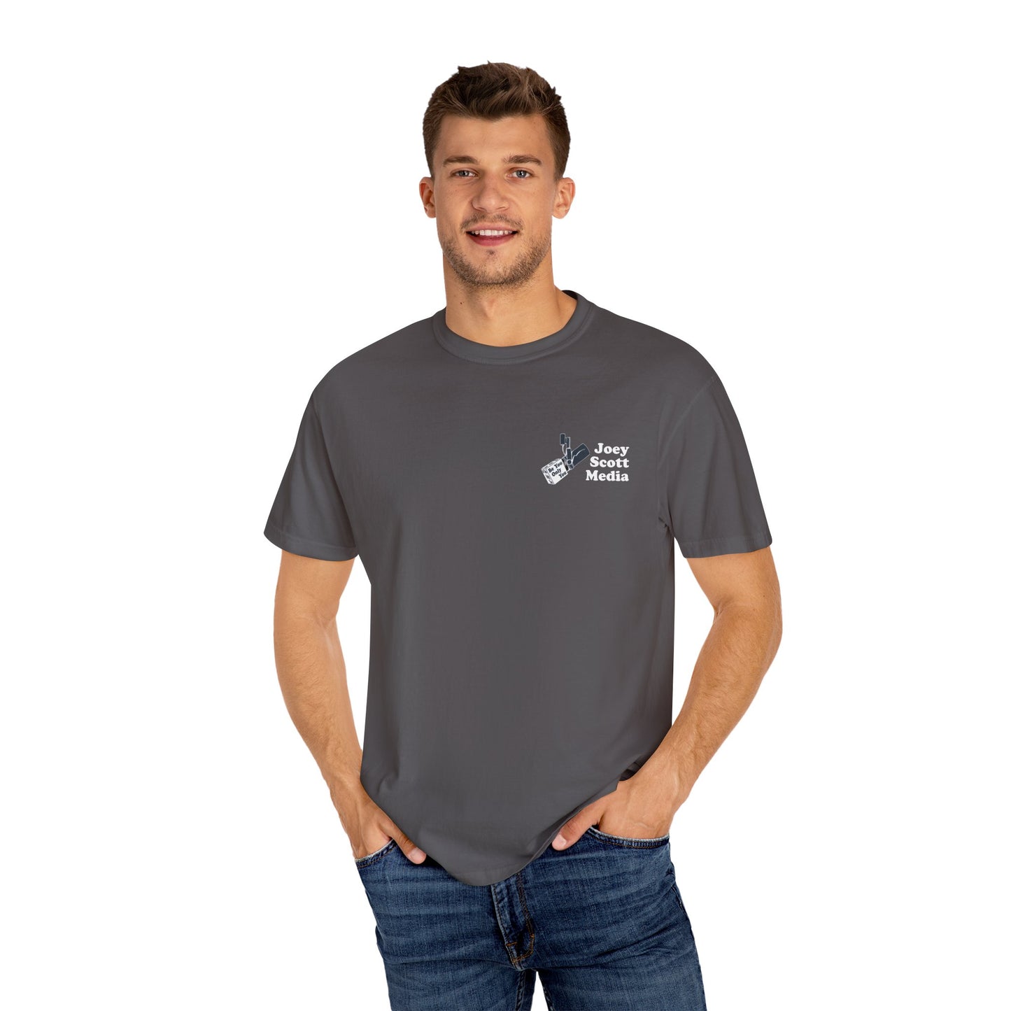 - Joey Scott Media Front and Amp Back (Comfort Colors Shirt)